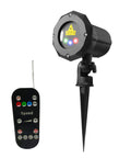 Remote Controllable RGB Firefly Laser Outdoor Garden Light Projector with remote and all-metal stake for holiday decor