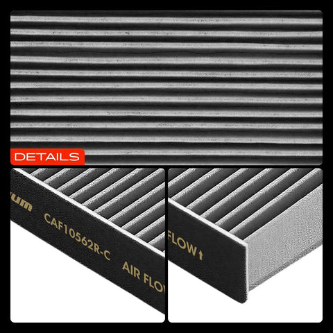 Close-up of Lexus Cabin Air Filter With Activated Carbon For GS300 2001-2005 GS430 2001-2005 LS430 2001-2006 SC430 2002-2010