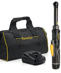 12V Cordless Extended One Quarter Inch Ratchet Wrench Kit With LED Light, 30 Ft Lbs Torque, No Fuss Bolt Removal, Canvas Bag Included