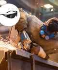 Welding Safety Goggles Offering A Badass Level Of Protection With An Over Glasses Design Delivering Crystal Clear 180 Degree Vision.