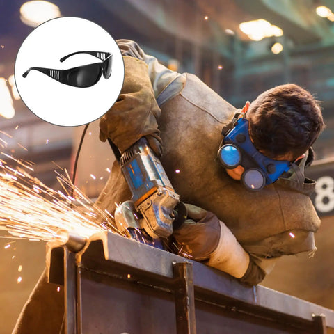Welding Safety Goggles Offering A Badass Level Of Protection With An Over Glasses Design Delivering Crystal Clear 180 Degree Vision.