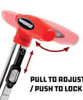 Quarter Inch Drive Ratcheting T Handle Torque Wrench With 20 To 100 Inch Pound Range showing adjustment handle and lock feature