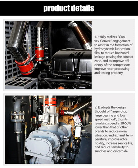 Custom 10 To 24 M3 Min High Capacity Mobile Industrial Rotary Screw Air Compressor For Construction Mining Drilling Applications Powerful Portable Gas Powered Unit Get It Quick Now