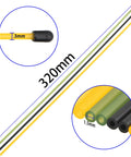 8Pcs Plastic Antenna Tubes With Caps For RC Cars Boats FPV Drones And Quadcopters 2.4G Receivers Protective Wire Covers 12.6 Inch Length