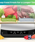 Kitchen Vacuum Sealer That Keeps It Fresh For Dry And Moist Foods With Seal Bags And Rolls Airtight Preservation System