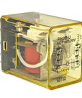 Heavy Duty DPDT Power Relay 110 120V AC 10 Amp Plug In Coil With Blade Terminals for Easy Install and High Capacity Switching