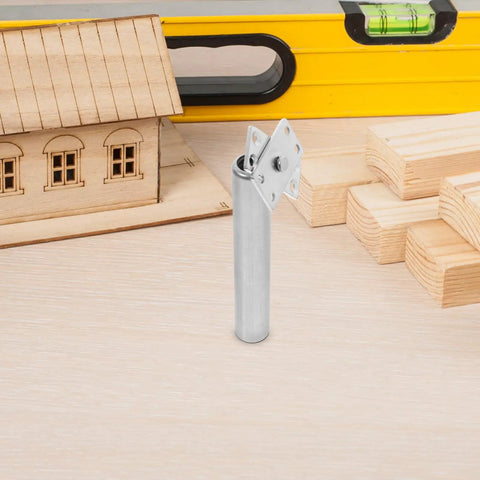 Concealed Door Closer With Chromium Finish for Residential and Hotel Doors Auto Close Solution next to model house and tools