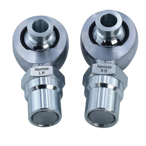 Beefed Up Heavy Duty 1.25 Inch Heim Joint Rod End Kit With Left And Right Hand Threads Chromoly Panhard Rod End For Traction Bars And Tie Rods Includes Spacer Tube Adapters And Jam Nuts For Durable Off Road Steering Linkage, pair