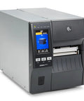 Rugged Heavy Duty Industrial Thermal Printer Crushes Daily Label Grind With Crisp 203 DPI Output and Zero Hassle Setup Featuring Touch Color LCD Bluetooth USB Ethernet Serial Ports Certified Renewed angled view.