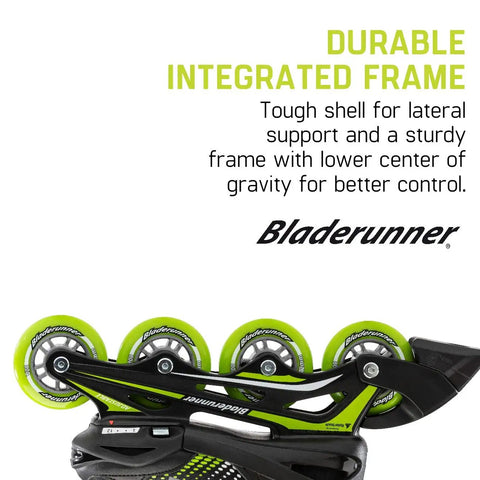 Four Size Adjustable Fitness Inline Skates For Juniors Black And Blue With Cushioned Liner And Tongue For Secure Fit Built For Young Rippers Durable Frame Ideal For Training Practice And Recreational Skating
