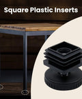 Level Out Your Workspace Essentials With These Adjustable Leveling Feet, featuring 30X30MM Square Tube Insert Caps for stability.