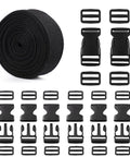 Must Have DIY Strap Kit For Everyday Gear 18 Feet Of 1 Inch Nylon Webbing With 8 Quick Release Buckles And 16 Tri Glide Clips