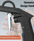 Pro Grade High Volume Air Blow Gun With Adjustable Trigger and Satin-Finished Handle