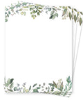 Greenery Letterhead Paper 8.5 By 11 Inches 50 Sheets Printer Friendly Writing Paper For Laser And Inkjet Elegant Stationery