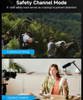 D2 Wireless Shotgun Microphone With Hypercardioid Condenser Pickup used in professional filming and content creation