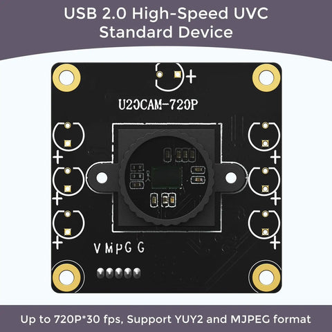 720P USB 2 0 UVC Camera With 120 Degree DFOV For Raspberry Pi Jetson Nano And Embedded Boards No Fuss Plug And Play Webcam circuit board