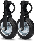 Heavy Duty Gate Wheel Set For Metal Fence Gates, Fits 1 5/8 To 2 Inch Frames, 6 Inch Gate Helper Wheels, No More Gate Dragging And Sagging