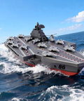 Remote Controlled Warship Battleship And Aircraft Carrier RC Boat With 4WD Dual Motors And 2.4G Radio Speeds Up To 10 Kmh