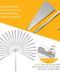 Amazon 25-blade stainless steel feeler gauge set with metric and imperial blades, fanned display
