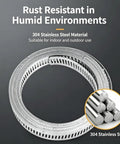 Get This 6.56 Ft Adjustable Stainless Steel Hose Clamp Strap With Screw Fasteners For Durable Repairs And A Custom Fit To Banish Leaks At The Shop. 304 stainless steel clamp strap coil