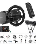 Mid Drive Ebike Motor Kit With CAN Bus Power, 1000W Or 750W, 36V 48V 52V, LCD Display USB Programmable components display