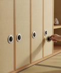 5 Pack Recessed Cabinet Pulls With 1.38 Inch Square Zinc Alloy Flush Mount Handles for Kitchen Drawers and Doors Hidden Finger Grip