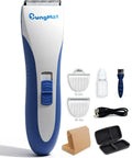 Electric Seam Ripper Pro Kit With Storage Case And USB Charging, with accessories including blades, USB cable, and case.