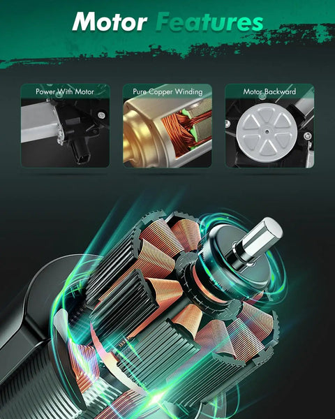 Close-up of motor features for Rear Right Power Window Regulator Replacement for Honda CR-V 2012 2013 2014 2015 2016