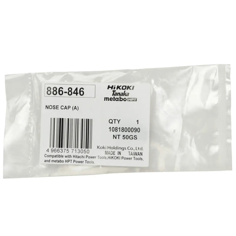 Packaging of Nose Cap Replacement Kit For NT50GS Framing Nailer 2 Pack Genuine OEM Part That Fits Metabo HPT Hitachi Tools