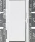 Diva Dimmer Switch For Incandescent And Halogen Bulbs 600 Watt Single Pole DV 600P WH White Finish with Easy Rocker On Off