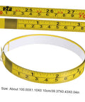 Peel And Stick Measuring Tape Ruler With Double Scale Metric And Imperial Marks Solid For Router Tables and Craft Tasks, 40in