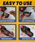 Step-by-step guide using Heavy Duty Shoe Glue For Sole Repair And Reattachment On Sneakers Boots Heels Waterproof All Purpose