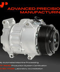 AC Compressor With Clutch Fits Lexus ES350 RX350 Toyota Avalon high performance unit with seven groove pulley, direct bolt-on replacement.