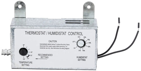 Smart Fan Controller With Humidity And Temperature Control For Your Vent Fan 60 To 120 Fahrenheit Range 30 To 90 Percent