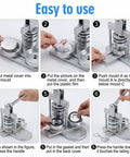 Step-by-step guide using 100 Sets Button Maker Kit With 58mm Shells And 1.98 Inch Keychain Rings