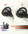 Drywall Sander With 750W Power, Seven Variable Speed Settings, removable chassis edge, 360° rotating for corner sanding.