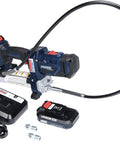 PowerLuber 20V Cordless Grease Gun With 36 Inch Hose High Output 10000 PSI Trigger Operated Two Speed Battery Powered