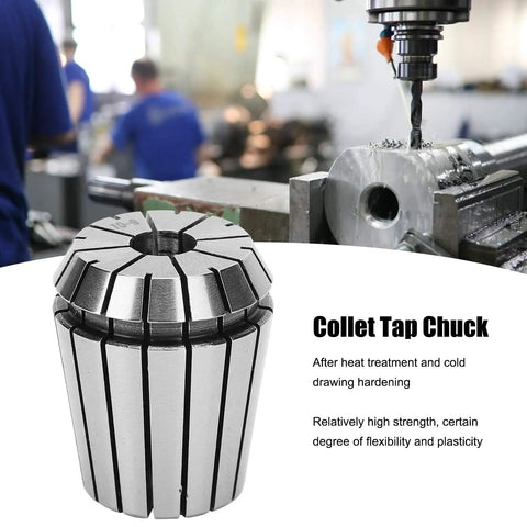 Premium Spring Collet Chuck For CNC Milling Machine With Razor Sharp 0.015mm Accuracy And Super High Clamping Force featured in workshop setting.