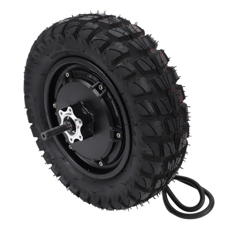 11 Inch Hub Motor For Electric Scooters And Small Motorcycles, Brushless High Power 500W To 1800W, Rubber Tire, Aluminum Housing