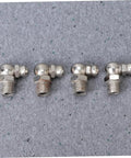 45 Piece Grease Fitting Kit With Angle And Straight Fittings For Bearings And Marine Use Pro Grade Steel Construction