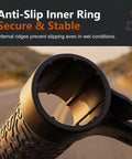Universal Motorcycle Cruise Control Throttle Holder showing anti-slip inner ring, secure fit for stable riding.