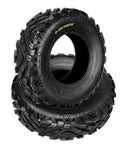 Beefed-Up Heavy Duty 21x7-10 Tubeless ATV UTV Tire Set 6-Ply All Terrain Traction for Trail Mud Sand Street and Farm Replacement