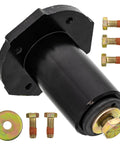 Center Deck Spindle For Gravely Pro Turn 672 72 Inch Decks With OEM Spindle Housing And Pulley Fits Gravely 07337700 58810800 59109800 59202200 Related Models Durable Easy Install Precision Fit black spindle housing with bolts