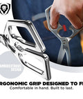 Ambidextrous Japanese Stainless Steel Kitchen Scissors For Spatchcocking Chicken, Trimming Fat, And Breaking Down Poultry, Also Great For Pizza, Flatbread, Herbs, Quesadillas, And Quick Package Opening, Detachable For Easy Cleaning. Ambidextrous design
