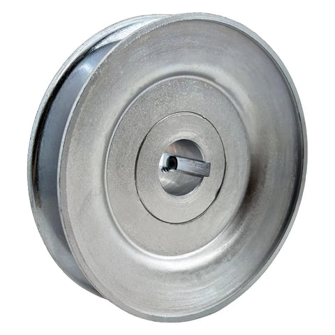 Single Groove V Belt Pulley Four Inch Outside Diameter Three Quarter Inch Bore Motor Pulley For A B 5L 4L Belts Carbon Steel