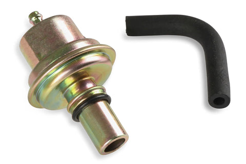 B&M 20234 adjustable vacuum modulator, metallic gold finish with black rubber hose.