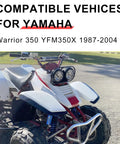 Foot Shift Lever Pedal And Shifter Linkage Arm For Warrior 350 ATV YFM350X Beefy Durable Alloy Construction Smooth Quick Shifting Upgrade For Off Road Rides, Yamaha Warrior 350 1987-2004