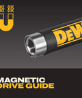 Go-To 18-Piece Compact Magnetic Drive Guide Set With Clear Lid, Yellow Finish, Magnetic drive close-up