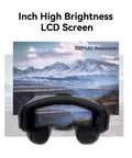 All In One FPV Goggles With DVR And Real Time Video, 5.8G 40CH, 5 Inch Screen showing high brightness LCD display