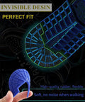 Close-up of Sneaker Heel Protector With Dope Self Adhesive Upgraded Non Slip Pads And Shoe Heel Repair Plates for Men And Women.